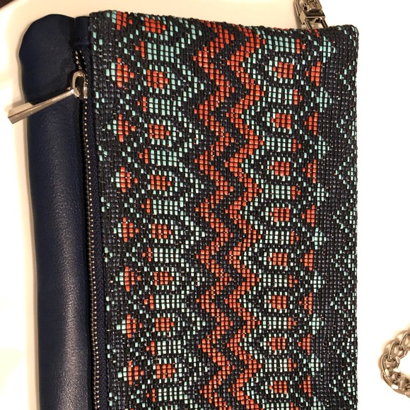 NEW Express Colorful Stitched Bag/Clutch - Picture 5 of 7